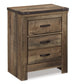 Trinell Queen Poster Bed with Dresser, Chest and Nightstand