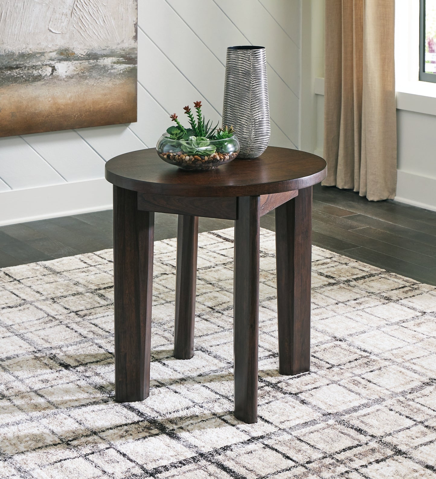 Korestone 2 Round End Table