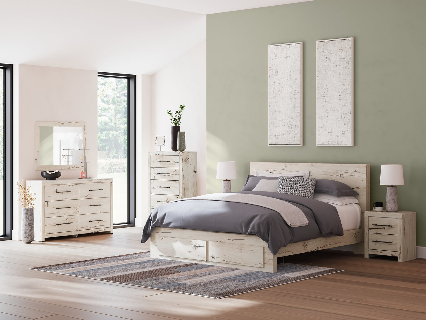 Lawroy  Panel Storage Bed