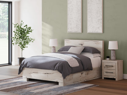 Lawroy  Panel Bed With Storage