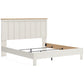 Linnocreek King Panel Bed with Mirrored Dresser, Chest and Nightstand