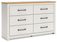 Linnocreek King Panel Bed with Dresser