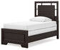 Covetown Twin Panel Bed with Nightstand