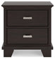 Covetown Twin Panel Bed with Nightstand