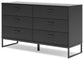 Socalle Queen Platform Bed with Dresser