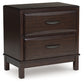 Vanmore Two Drawer Night Stand