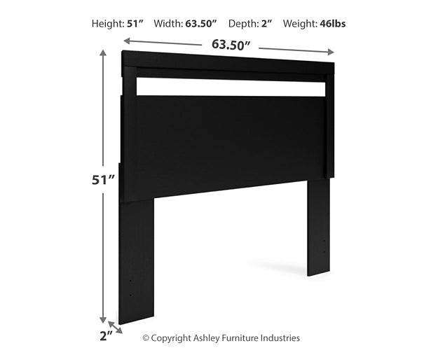 Finch Queen Panel Headboard with Dresser