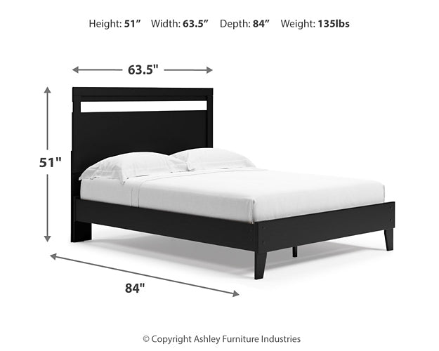 Finch Queen Panel Platform Bed with Dresser