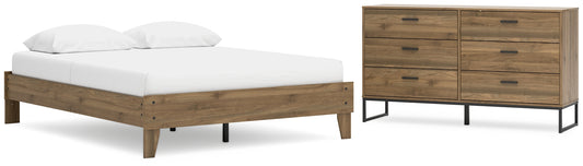 Deanlow Queen Platform Bed with Dresser