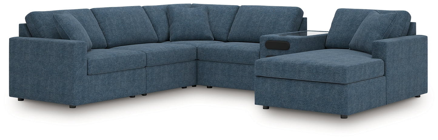 Modmax 6-Piece Sectional with Audio System and Chaise