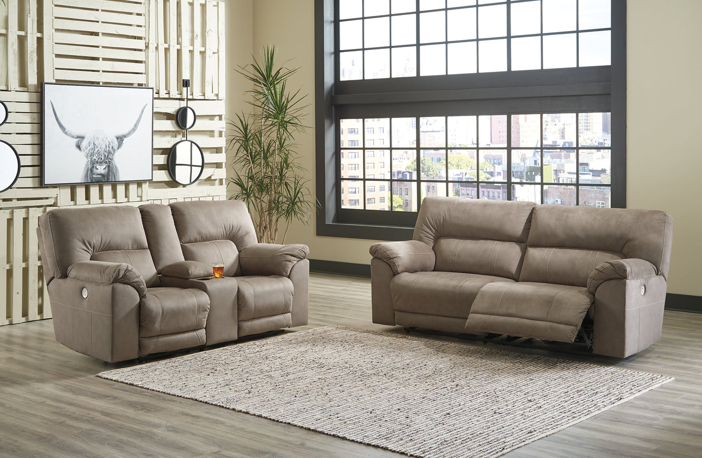 Cavalcade Sofa and Loveseat