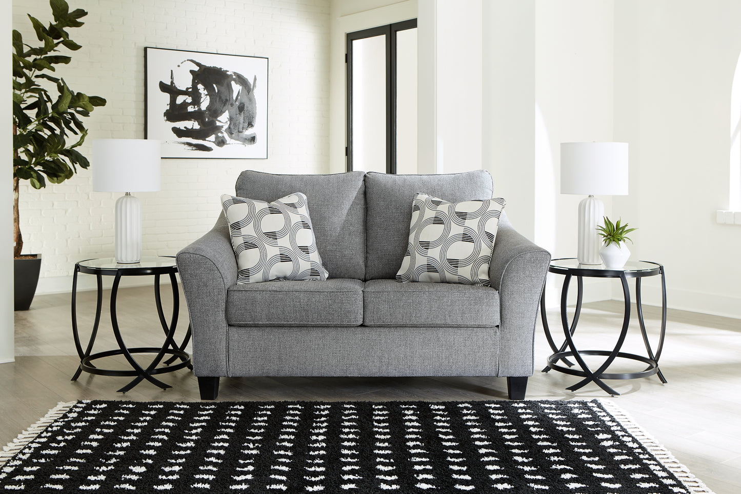 Mathonia Sofa, Loveseat, Chair and Ottoman